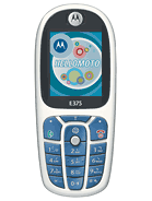 Best available price of Motorola E375 in The